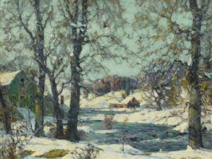 Winter, Woodstock by John Fabian Carlson