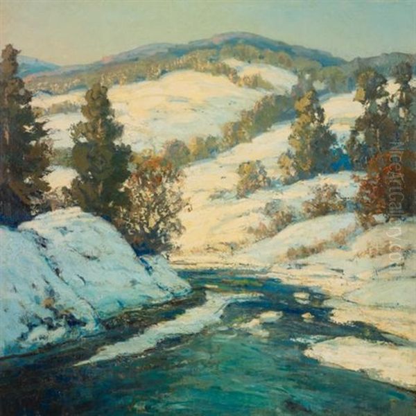 A Stream In Winter - view 1