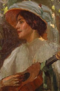 La Suonatrice by Orazio Amato