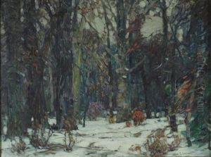 In Silent Forest by John Fabian Carlson
