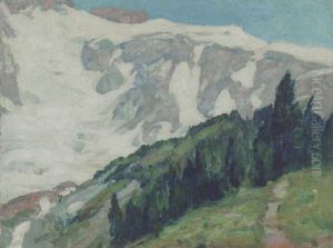 Slopes Of Mt. Rainier by John Fabian Carlson