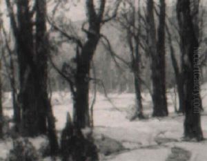 Morning Sun: Winter Landscape by John Fabian Carlson