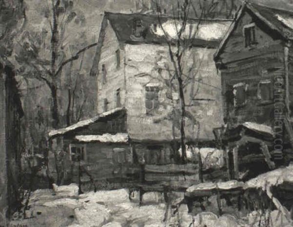 Old Mills In Winter - view 1