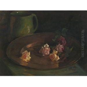 Still Life With Roses by Florence Carlyle