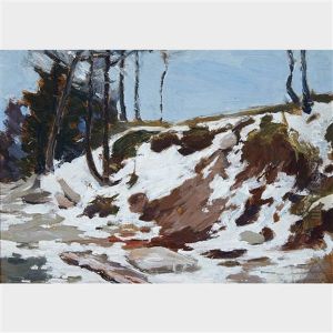 Snowy Hillside by Franklin Carmichael