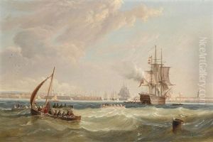 Off Portsmouth Harbor by John Wilson Carmichael
