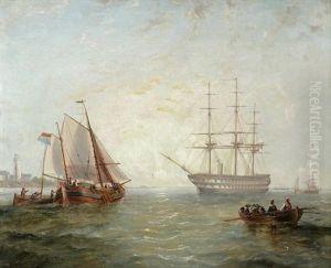 Entering Port by John Wilson Carmichael