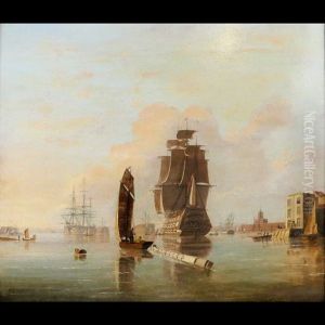 Portsmouth Harbour by John Wilson Carmichael