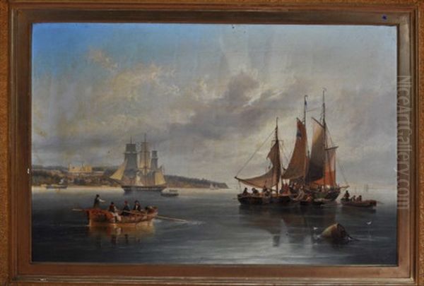 A Dutch Barge And Other Shipping In The Solent Off Osborne House - view 1