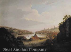 Whitby Harbour by John Wilson Carmichael