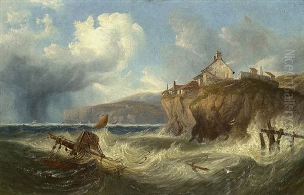 A Shipwreck Off Robin Hood's Bay - view 1