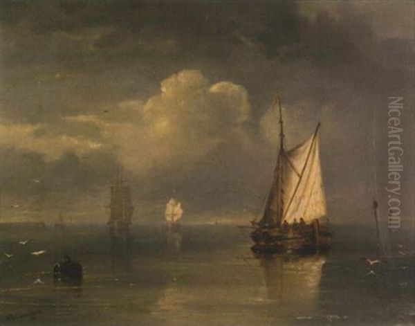 Becalmed Off The Coast - view 1