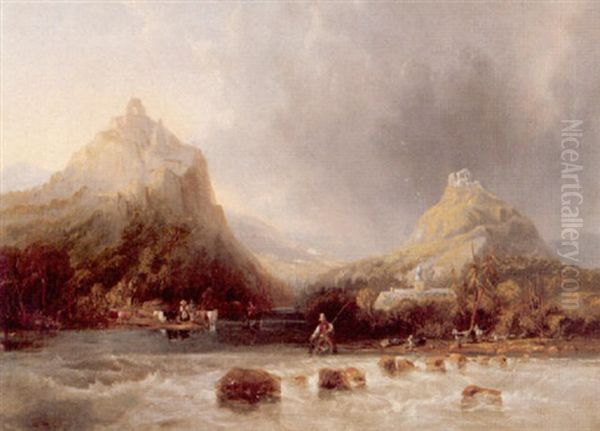 Nonnenwerth On The Rhine - view 1