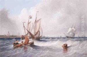 Port Of The Brill by John Wilson Carmichael