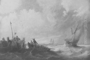 Sturmische See by John Wilson Carmichael