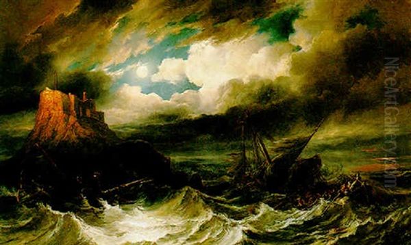A Timely Rescue, Holy Island, Northumberland - view 1
