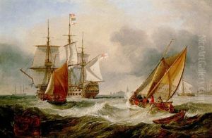 Shipping Off Elsinore by John Wilson Carmichael