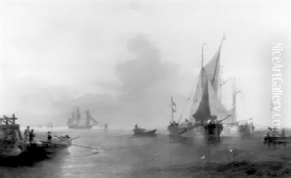 Shipping Off The Dutch Coast - view 1