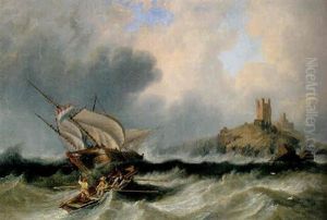 Dunstanburgh Castle by John Wilson Carmichael