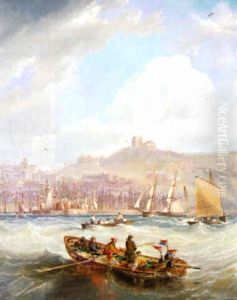 Shipping Off Scarborough by John Wilson Carmichael