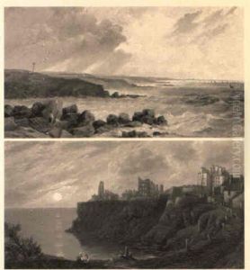 King Edward's Bay, Tynemouth by John Wilson Carmichael
