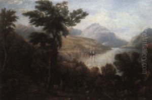View Near Loch Shiel, Invernesshire by John Wilson Carmichael