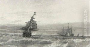 Firing A Salute To The Guard-ship
