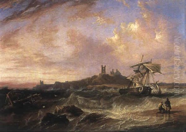 Seamen By The Wreck, 1863 - view 1