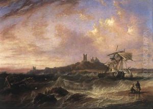 Seamen By The Wreck, 1863