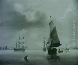 Sail And Steam In A Calm Sail And Steam In A Calm