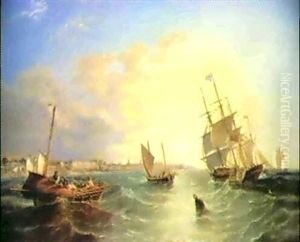 Shipping Off Great Yarmouth