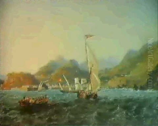 Shipping Off Funchal, Madeira - view 1