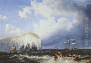 Off The Needles, Isle Of Wight by John Wilson Carmichael