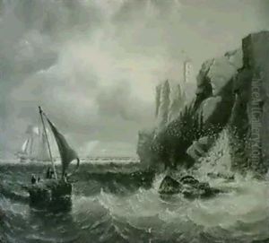 Shipping Off Flamborough Head by John Wilson Carmichael