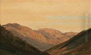 Sunny Mountains In Tyrol by Johann Hermann Carmiencke
