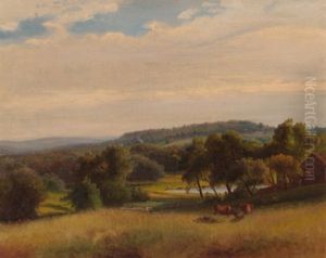 Cows Grazing In A Pasture