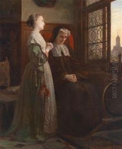 Evening Bells by Wilhelm A. Lebrecht Amberg