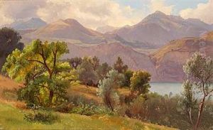 Ved Lago Di Como by Johann Hermann Carmiencke