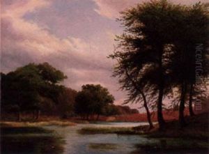 A Danish Lake Landscape