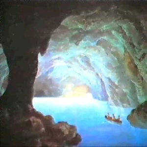 In The Blue Grotto by Johann Hermann Carmiencke