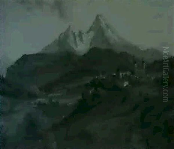 Berchtesgaden Mit Blick Auf Den Watzmann - view 1