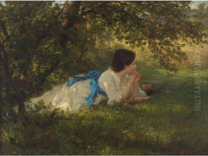 Girl In A Blue Sash