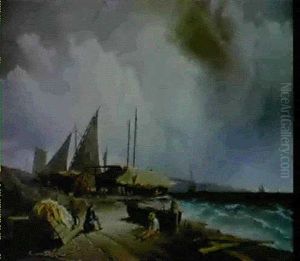Fisherfolk By The Seashore