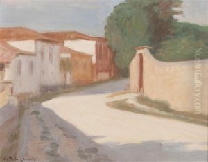 Street View With Houses by Antonio Carneiro