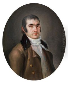 Portrait Of A Gentleman, Bust-length, In A Brown Coat