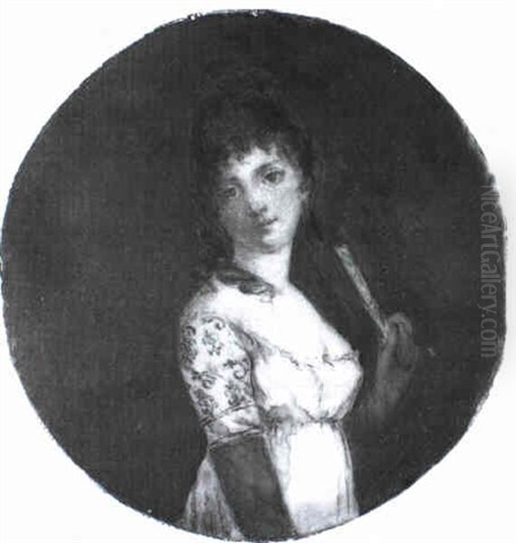 Retrato De Dama Con Abanico - view 1