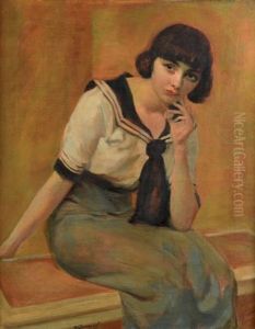 Jeune Femme En Vareuse Jeune Femme En Vareuse
