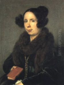 Ritratto Di Signora Seduta by Giovanni Carnovali