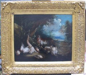 Le Retour De La Chasse by Baldassare De Caro