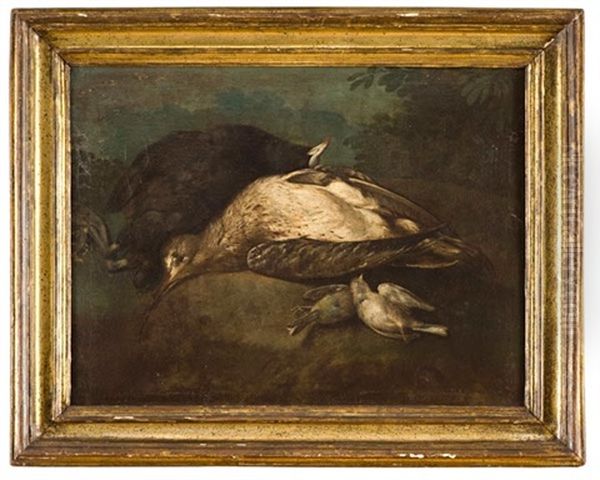 Paesaggio Con Natura Morta Di Volatili E Papera, Paesaggio Con Natura Morta Di Volatili E Pappagallo And Paesaggio Con Natura Morta Di Volatili (3 Works) - view 1